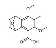 6,8-dimethoxy-7-methyl-1,4-dihydro-1,4-epoxynaphthalene-5-carboxylic acid Structure