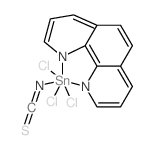 5,5,5-trichloro-5-isothiocyanato-5H-5l6-[1,3,2]diazastannolo[1,5,4,3-lmn][1,10]phenanthroline Structure