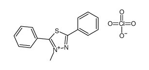 3-methyl-2,5-diphenyl-1,3,4-thiadiazol-3-ium,perchlorate结构式