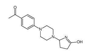 5-[4-(4-acetylphenyl)piperazin-1-yl]pyrrolidin-2-one Structure