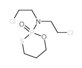 1,3,2-Oxathiaphosphorinan-2-amine,N,N-bis(2-chloroethyl)-, 2-oxide结构式