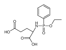 (2S)-2-[[ethoxy(phenyl)phosphoryl]amino]pentanedioic acid Structure