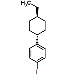1-(trans-4-Ethylcyclohexyl)-4-iodobenzene Structure