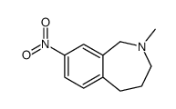 2-methyl-8-nitro-1,3,4,5-tetrahydro-2-benzazepine Structure