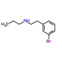 N-[2-(3-Bromophenyl)ethyl]-1-propanamine结构式