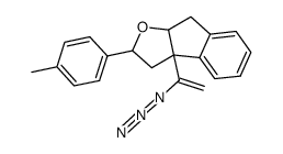 3a-(1-azido-vinyl)-2-p-tolyl-3,3a,8,8a-tetrahydro-2H-1-oxa-cyclopent[a]indene Structure