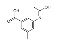 m-Toluic acid, 5-acetamido- (7CI) Structure