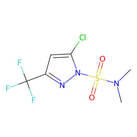 1H-Pyrazole-1-sulfonamide, 5-chloro-N,N-dimethyl-3-(trifluoromethyl) structure