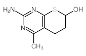 2-Amino-4-methyl-6,7-dihydro-5H-thiopyrano(2,3-d)pyrimidin-7-ol Structure