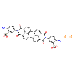 disodium 3,3'-(1,3,8,10-tetrahydro-1,3,8,10-tetraoxoanthra[2,1,9-def:6,5,10-d'e'f']diisoquinoline-2,9-diyl)bis[6-aminobenzenesulphonate] Structure