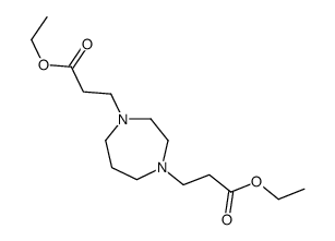 diethyl tetrahydro-1H-1,4-diazepin-1,4(5H)-dipropionate structure