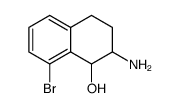 1-Naphthalenol, 2-amino-8-bromo-1,2,3,4-tetrahydro结构式