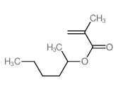 2-Propenoic acid,2-methyl-, 1-methylpentyl ester结构式