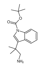 3-(1-氨基-2-甲基丙-2-基)-1H-吲哚-1-羧酸叔丁酯图片