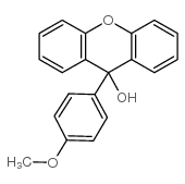 9-(4-甲氧苯基)占顿-9-醇结构式