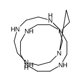 1-[2-(1,4,7,10-tetrazacyclododec-1-yl)ethyl]-1,4,7,10-tetrazacyclododecane Structure