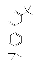 1-(4-tert-butylphenyl)-4,4-dimethylpentane-1,3-dione结构式