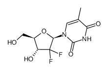 2'-Deoxy-2',2'-difluoro ThyMidine structure