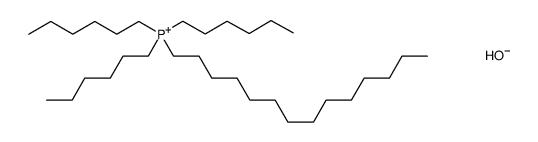 trihexyl(tetradecyl) phosphonium hydroxide结构式