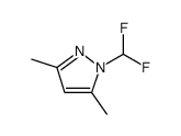 1H-Pyrazole, 1-(difluoromethyl)-3,5-dimethyl Structure
