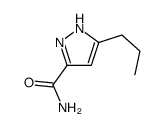 5-丙基-1H-吡唑-3-羧酰胺结构式