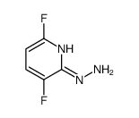 Pyridine, 3,6-difluoro-2-hydrazinyl Structure