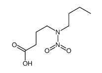 4-[butyl(nitro)amino]butanoic acid结构式