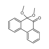 10,10-dimethoxyphenanthren-9-one Structure