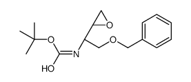 TERT-BUTYL ((R)-2-(BENZYLOXY)-1-((S)-OXIRAN-2-YL)ETHYL)CARBAMATE结构式