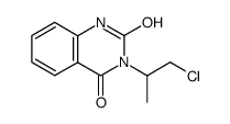3-(2-chloro-1-methyl-ethyl)-1H-quinazoline-2,4-dione Structure