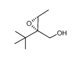 ((2S,3R)-2-tert-Butyl-3-methyl-oxiranyl)-methanol Structure