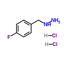 (4-Fluorobenzyl)hydrazine dihydrochloride structure