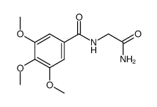 N-(3,4,5-trimethoxy-benzoyl)-glycine amide Structure