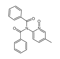 N-Benzoyl-N-(5-methyl-1-oxy-pyridin-2-yl)-benzamide结构式