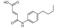 (2Z)-4-[(4-Butylphenyl)amino]-4-oxo-2-butenoic acid结构式