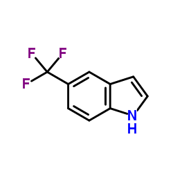 5-(三氟甲基)吲哚结构式