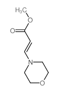 2-Propenoic acid,3-(4-morpholinyl)-, methyl ester Structure