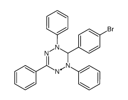 6-(4'-bromophenyl)-1,3,5-triphenyl-verdazyl Structure