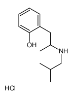 2-[2-(2-methylpropylamino)propyl]phenol,hydrochloride结构式