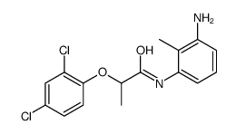 N-(3-Amino-2-methylphenyl)-2-(2,4-dichlorophenoxy)propanamide Structure