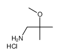 2-METHOXY-2-METHYLPROPAN-1-AMINE HYDROCHLORIDE structure