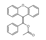 9-(α-acetoxybenzylidene)-9H-xanthene结构式