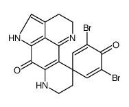 2',3',5',7',8',9'-Hexahydro-3,5-dibromospiro[2,5-cyclohexadiene-1,10'(6'H)-pyrrolo[4,3,2-de][1,7]phenanthroline]-4,6'-dione Structure