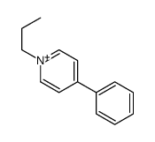 4-phenyl-1-propylpyridin-1-ium Structure