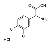 2-amino-2-(3,4-dichlorophenyl)acetic acid hydrochloride Structure