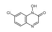 1-hydroxy-7-chloro-2(1H)-quinoxalinone结构式