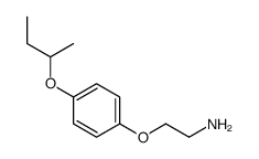 2-(4-butan-2-yloxyphenoxy)ethanamine结构式