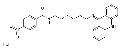 N-[6-(acridin-9-ylamino)hexyl]-4-nitrobenzamide,hydrochloride Structure