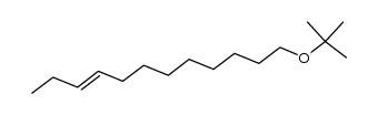 (E)-12-(tert-butoxy)dodec-3-ene结构式