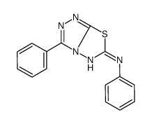 N,3-diphenyl-[1,2,4]triazolo[3,4-b][1,3,4]thiadiazol-6-amine Structure